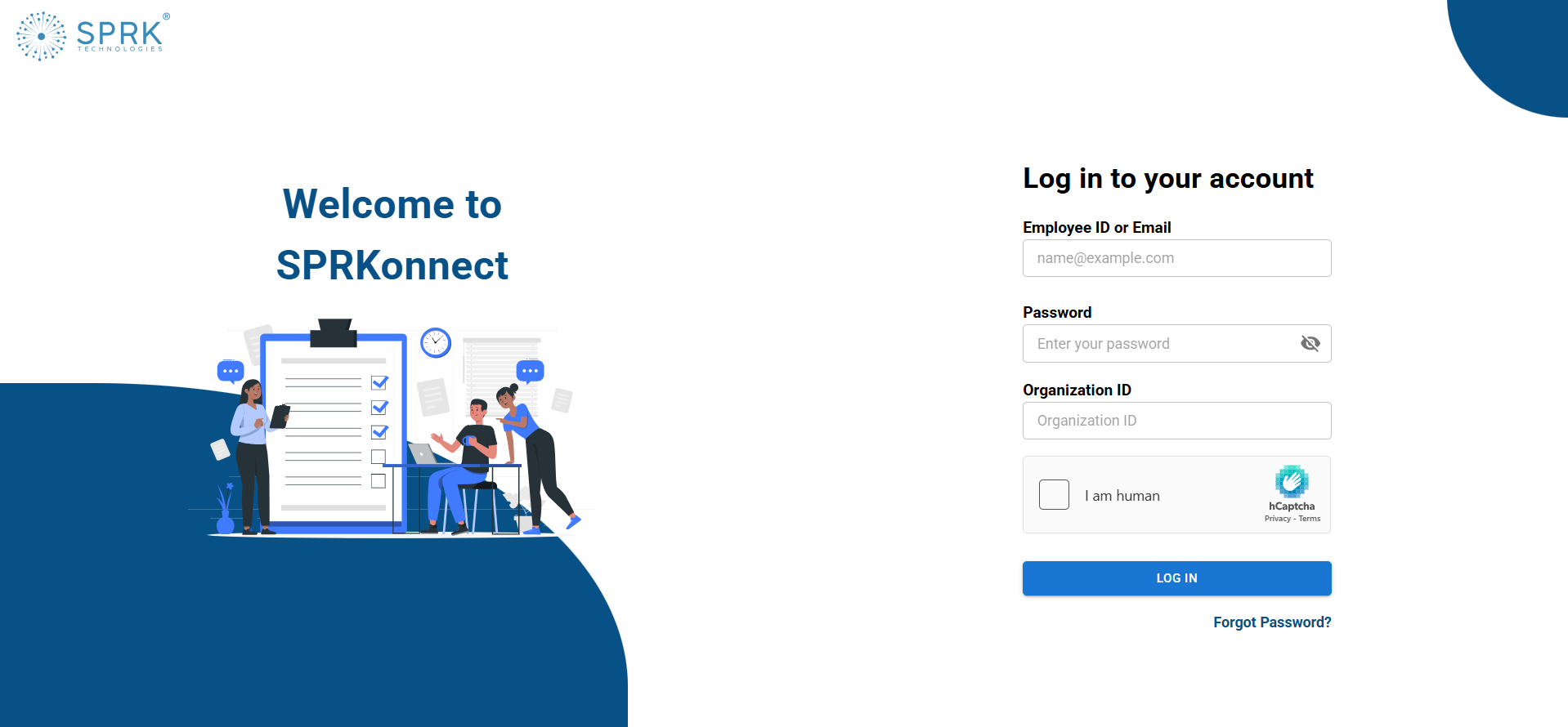 SPRKONNECT Admin Portal