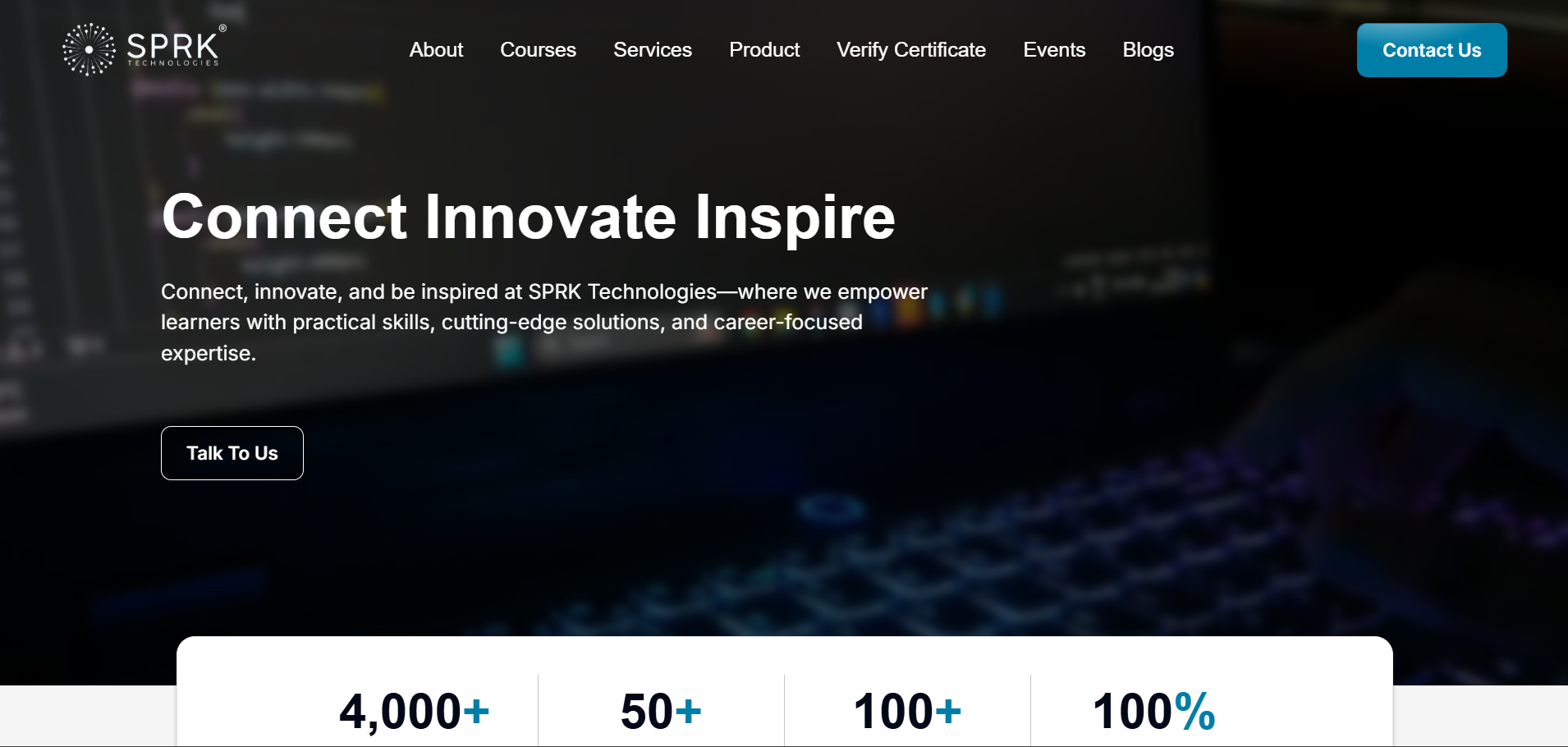SPRK Technologies Website